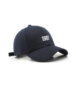 Number 1987 Embroidery Blue Baseball Cap - $25.96 CAD