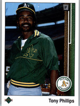 1989 Upper Deck 267 Tony Phillips  Oakland Athletics - £0.77 GBP