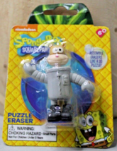 Nickelodeon SpongeBob Sandy Cheeks Puzzle Eraser Kids School Sealed - $4.85