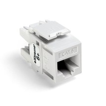 Leviton 61110-BW6 eXtreme 6+ QuickPort Connector, CAT 6, White, 25-Pack - £138.48 GBP