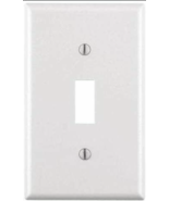 Ciata One Gang Toggle Wall Plate, High Impact Resistance, White - £6.22 GBP