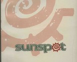 Sunspot Menu Cumberland Avenue Knoxville Tennessee 1990&#39;s - $17.82
