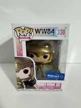 Funko Pop! WW84 Wonder Woman Golden Armour 330 Walmart Exclusive - £9.29 GBP