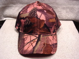 Camouflage Outdoor Baseball Cap Hat Pink - £8.99 GBP