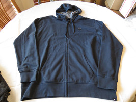 Mens Hurley long sleeve shirt NEW hoodie jacket Flammo Solid zip M MFT00... - $25.73