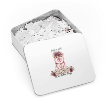 Jigsaw Puzzle in Tin, Just a Girl Who Loves Pigs,  awd-1357, Personalised/Non-Pe - £27.76 GBP+