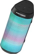 ANCOBER Wireless Bluetooth Portable Speaker 15W Stereo Sound with lights  - £20.54 GBP