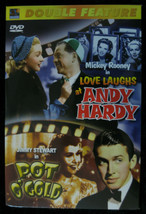 Double Feature DVD Love Laughs At Andy Hardy Pot O&#39; Gold Rooney Stewart NIB - £0.78 GBP
