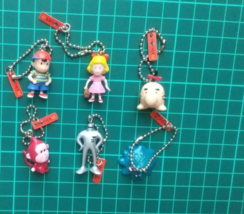 Mother 2 EarthBound Mini Figure Keychain Lot of 6 Complete Starman Coca Cola - £87.51 GBP