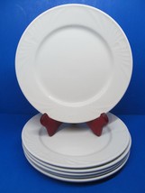 Dudson Olympus Set Of 6 White 9&quot; Salad Plates Various Back Stamp Years Read Desc - £14.34 GBP