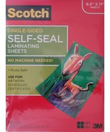 Self-Seal Laminating Laminate Pouches Photos Cards 8.5x11 Inches10/Pk - £6.61 GBP