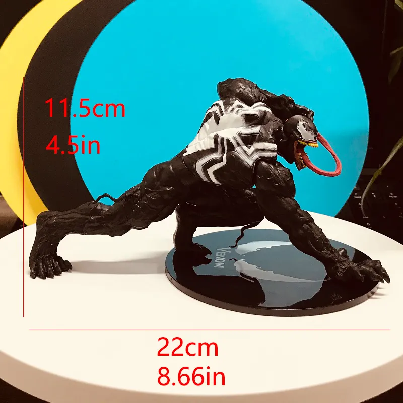 Marvels Avengers  Venoms Spidermans Movie Anime Figure Action Toy Model Plate - $16.69