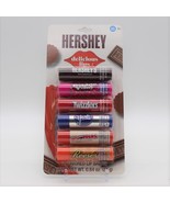 Hershey Delicious Lips 6 Flavored Lip Balms Bubble Yum, Twizzlers, Reese... - $206.61 MXN
