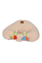 Rattle Beige Baby Sitting Support Cushion Baby Seat - £34.38 GBP