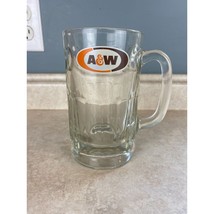 A & W Rootbeer 14 Fluid Ounce 6" Tall Glass D Handled Mug - $14.84