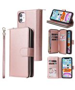 Generic Leather wallet FLIP MAGNETIC BACK cover Case For iPhone 15 Pro M... - $3,041.95 MXN