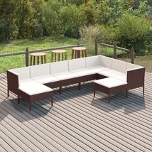 Garden Lounge Set Brown and Cream White - $1,508.56 CAD
