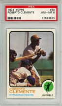 1973 Topps Roberto Clemente #50 PSA 8 P1233 - £387.11 GBP