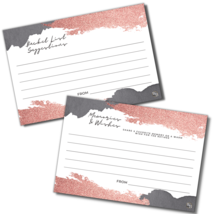 50 Rose Gold Retirement Party Games For Women Memories Wishes Cards Buck... - $13.99