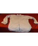 POLO RALPH LAUREN REGENT CLASSIC FIT BLUE WHITE PLAID LONG SLEEVE BUTTON... - $375.14 MXN