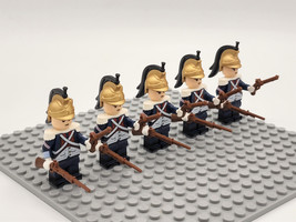 Dutch Dragoons Cavalry The Dutch Army Napoleonic Wars 5pcs Minifigure Bricks - £13.24 GBP