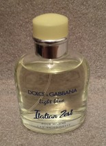 Dolce & Gabbana Light Blue Italian Zest Men Eau De Toilette EDT 4.2 oz 125 ml - $109.99