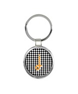 Monogram Letter J : Gift Keychain Alphabet Initial Name ABC - $149.08 MXN