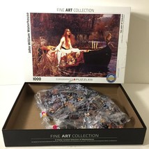 Eurographics The Lady Of Shallott 1000 Piece John Waterhouse Jigsaw Puzzle Art - $23.74