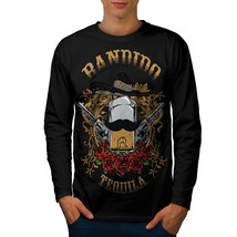 Bandido Tequila Rose Tee Mexico Gun Men Long Sleeve T-shirt - £11.88 GBP