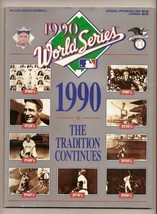1990 World Series Program Oakland Athletics Cincinnati Reds - £26.46 GBP