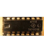Espec. Military SN74H74N(74H74)Dual Positive Edge Triggered D Flip-Flop - $106.97 MXN