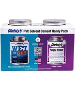 Christy&#39;s Handy Pack: Wet Or Dry Conditions Medium Body PVC Cement and P... - $24.80