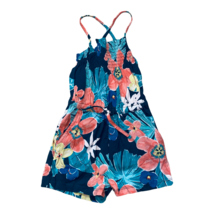 Tea Collection Shorts Floral Romper Girls Size 4 - £15.17 GBP