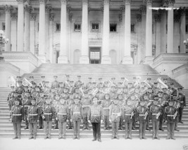 US Marine Band on the steps of the Capitol Building Washington DC New 8x10 Photo - £6.90 GBP
