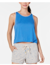 16$ Jenni Stitch-Trim Pajama Tank Top, Color: Blue , Size:2XL - £7.75 GBP