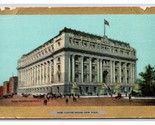 Custom House New York City NY NYC UNP Ullman&#39;s Gold Border UDB Postcard U2 - $3.91