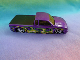 Hot Wheels 2002 Mattel Stell Flame Purple Truck - Thailand - £1.98 GBP