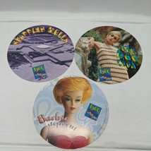 Lot of (3) 1960s Lifestyles Circular Cardboard Collectables With Fun Facts - $12.82