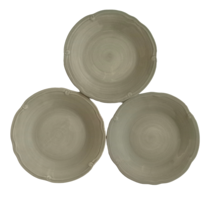 Tracy Porter Claret Collection 3 Salad Plate Green Scalloped Edge 8&quot; Ret... - $23.53