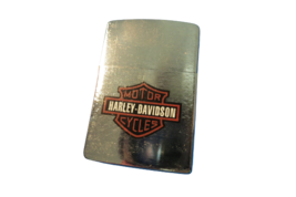 Harley Davidson Zippo Lighter Authentic Logo F 04 Tested Works - $31.68
