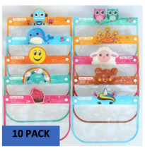 Adjustable Face Shield with Elastic Band Clear Visor School use for Kids 10 PCS - £8.78 GBP