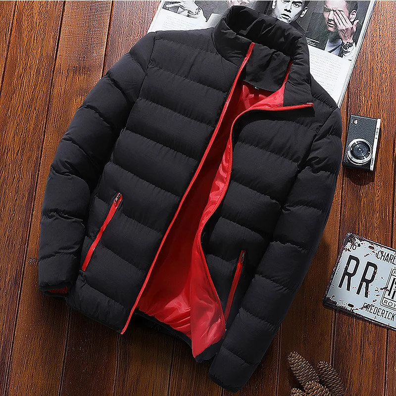 Thickened Autumn/winter Men Sports Cotton Collar Cardigan Outdoor Padded... - $1,033.89 MXN