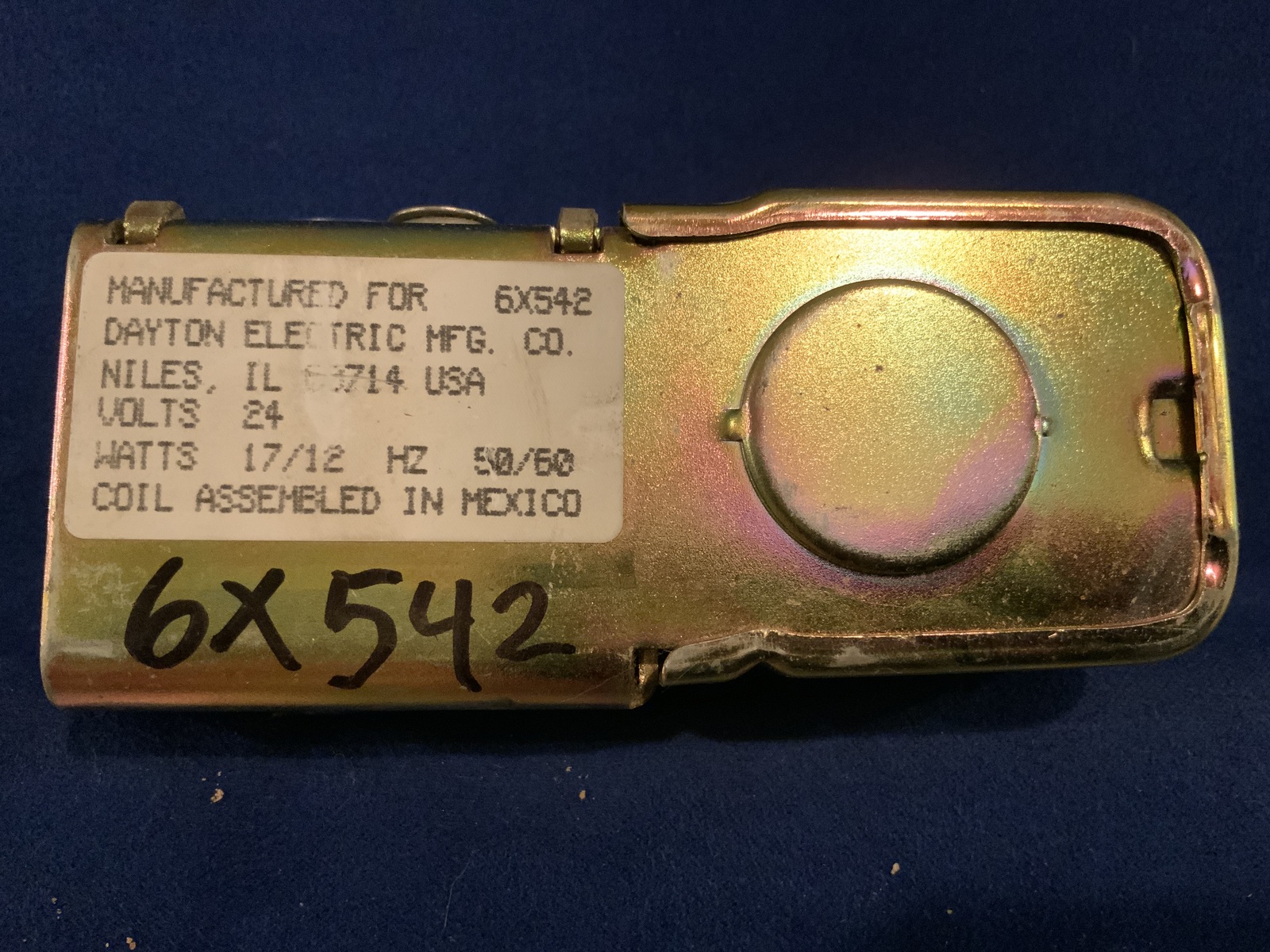 Dayton Solenoid Coil 6X542, See pictures for description  - $18.59