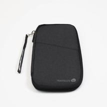 Travel Wallet Big Capacity Passport Cover Documents Card Holder Wristlets Clutch - £22.19 GBP
