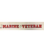 USMC Marine Corps 20&quot; Decal Sticker &quot;Marine Corps Veteran&quot; 20&quot; x 2.25&quot; - $272.68 MXN