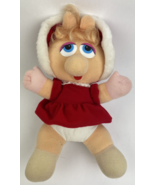 Vintage Miss Piggy 12&quot; Christmas Plush Doll 1987 Muppet Baby - Jim Henso... - $22.36 CAD