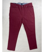 Gap Men&#39;s 5 Pocket Burgundy Pants Slim Fit 40 x 32 NWT $79.95 - $19.79