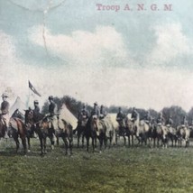 Troop A. N. G. M. Postcard Vintage Posted - £7.86 GBP