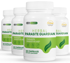 4 Pack Herbal Parasite Guardian, parasite digestive aid-60 Capsules x4 - $126.71