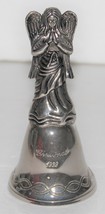 1999 Madison Avenue Silverplated Angel Bell Fourth Edition Christmas Wit... - $7.00